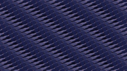 Abstract Blue Pattern with Woven Textures