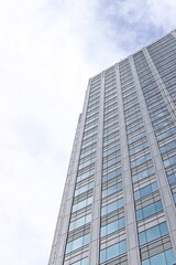 Fototapeta premium High rise commercial building view from bottom