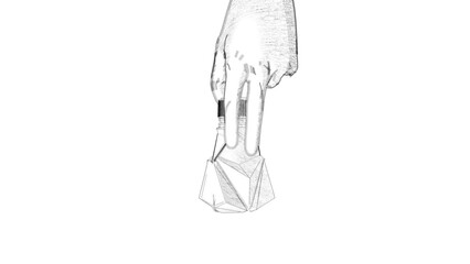 Foldable Water Bottle Concept Design,When folded
