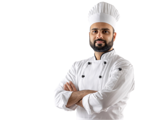 a man in a chef's uniform