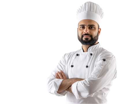 a man in a chef's uniform