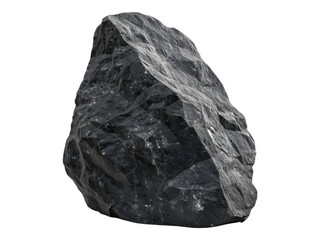 Obraz premium Heavy rock boulder. Isolated PNG