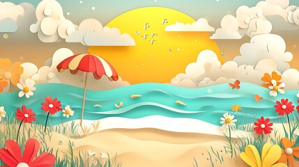 Summertime Tropical Paradise