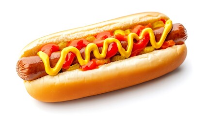Delicious Hot Dog with Toppings