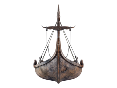 Keel boat. Isolated PNG