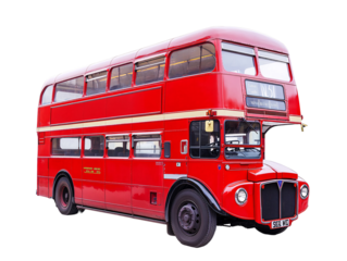 a red double decker bus