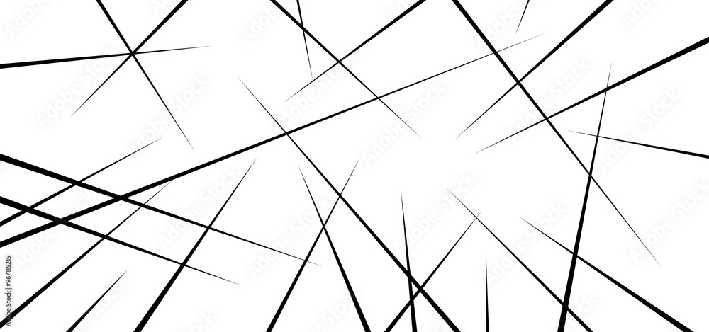 Aufkleber random geometric line pattern on a transparent background. random line low poly pattern. abstract se