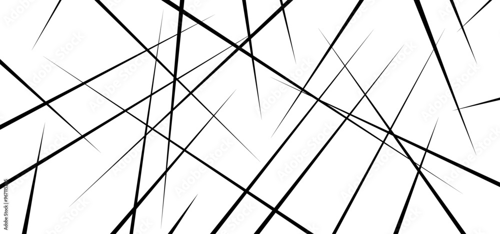 Aufkleber random geometric line pattern on a transparent background. random line low poly pattern. abstract se