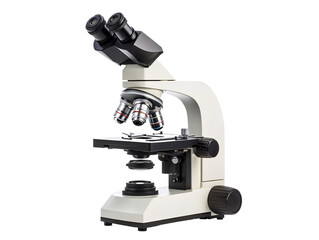 a white and black microscope