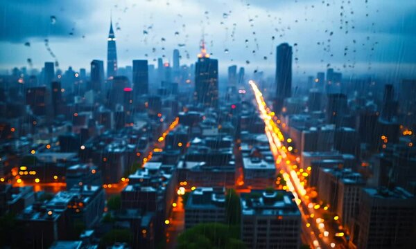 Rainy Night in the City