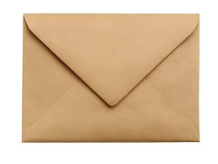 a brown envelope with a flap