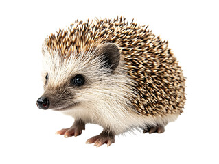 Obraz premium a close up of a hedgehog