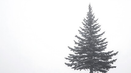 Fototapeta premium Isolated Spruce Tree