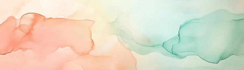 Fototapeta premium A serene abstract background featuring soft pastel colors that evoke tranquility and creativity for design or art projects.