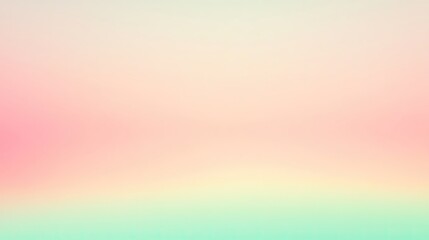 Fototapeta premium A soft, dreamy gradient background blending pastel colors for a serene and calming atmosphere, perfect for designs or artwork.