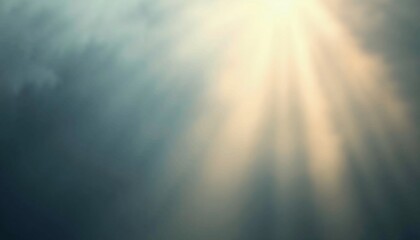 soft glowing light beams in dreamy smoky backdrop with ethereal ambiance