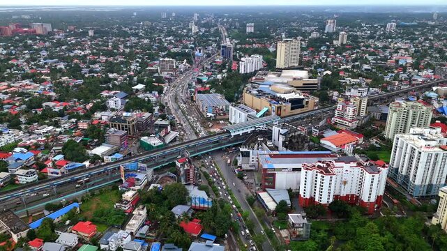 Ernakulam edapally junction stock video