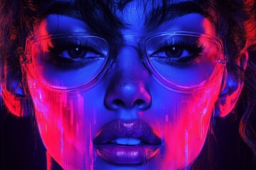 A stylish and simple image with a simple art style and retro vibe.