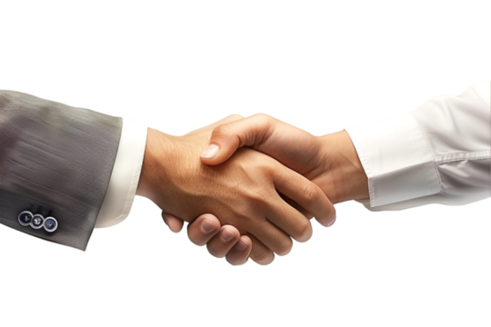 handshake between two businessmen