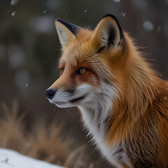 Red Fox in winter fox