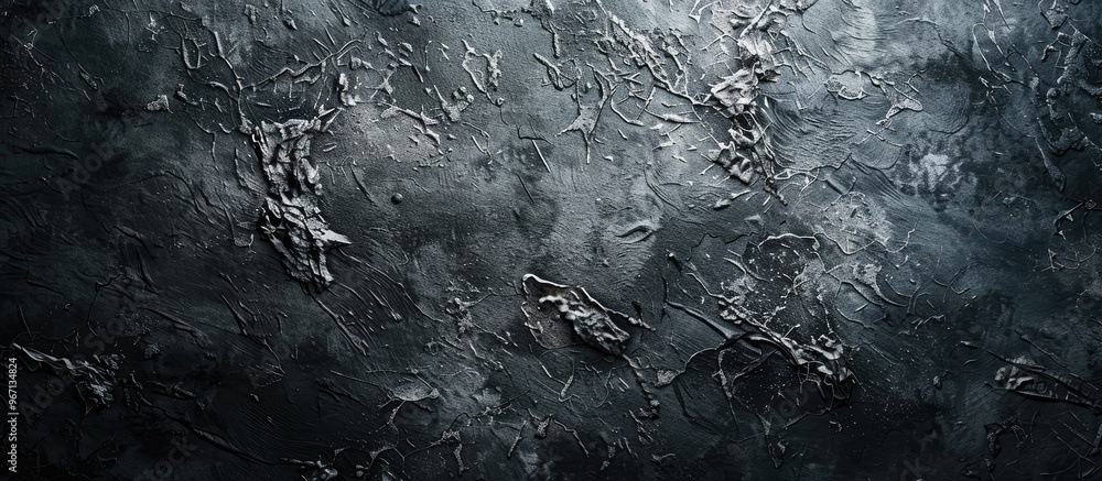 Leinwandbilder monochrome abstract background with a grungy rough texture in shades of gray and black suitable for 