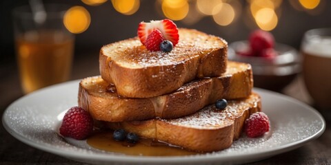 French toast is sweet and flavorful picture.
