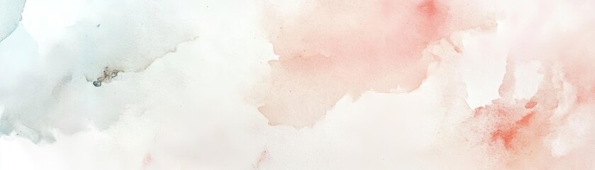 Fototapeta premium Delicate watercolor texture blending soft pink and blue hues, perfect for backgrounds, designs, and artistic projects.