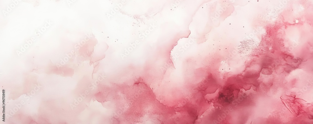 Aufkleber Delicate pink and white abstract background with soft cloud-like textures, perfect for artistic projects and visual design.