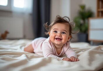 Fototapeta premium portrait of a little girl
