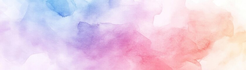 Obraz premium A beautiful abstract watercolor background blending soft pastel colors, perfect for creative projects, invitations, and design use.
