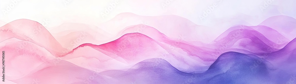 Poster soft gradients of pink and purple hues, creating a dreamy abstract background for designs and art.