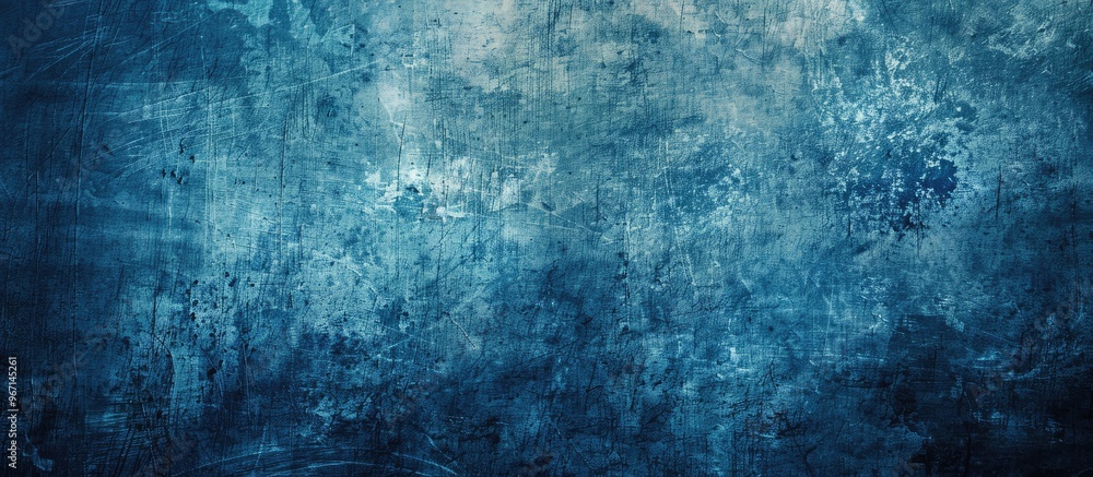 Aufkleber blue grunge background with a subtly blurred center perfect for a copy space image