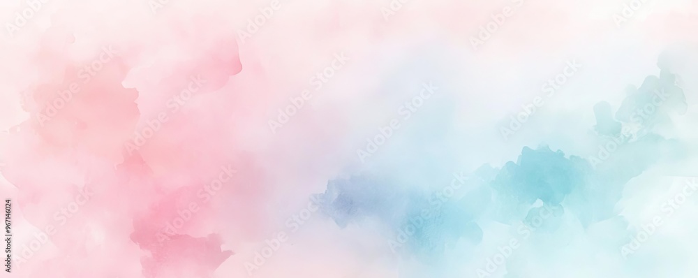 Poster Soft pastel watercolor texture, ideal for background use in design projects or prints. Gentle tones create calming visuals.