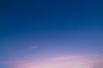 Blur Abstract Background of stars moving slowly in the twilight.