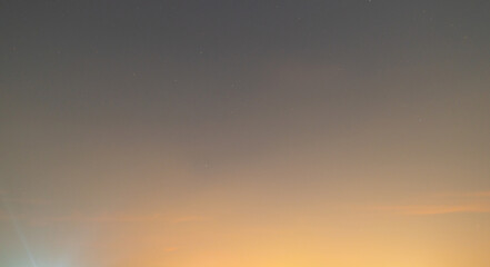 Abstract of stars moving slowly in the evening. Background.