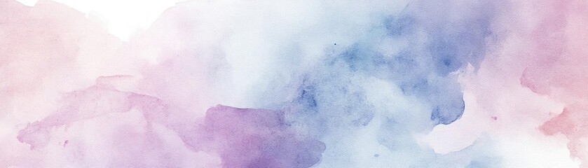 A soft watercolor abstract background blending gentle hues of pink and blue, perfect for invitations, wallpapers, and creative projects.