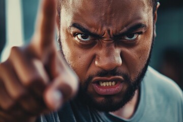 A detailed close-up focusing on a pointing gesture, set against a blurred backdrop. This highlights the importance and intent behind the action being showcased.