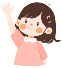 Fototapeta premium 손들기