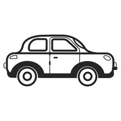 car isolated on white