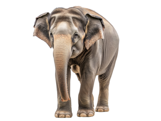 an elephant with long ears