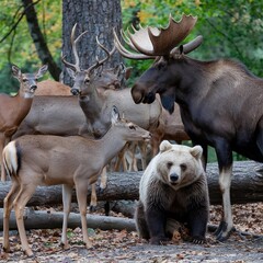 world animal day 3d render