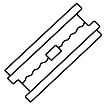 recommend clip art: razor blades outline coloring book page line art illustration digital drawing