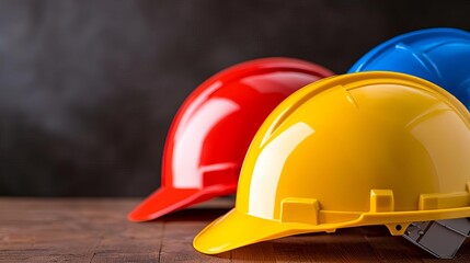 Safety in Mining Practices, safety protocols, protective clothing, clear signage, teamwork, structured environment, practical colors, awareness focus