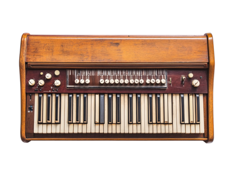 a close up of a piano