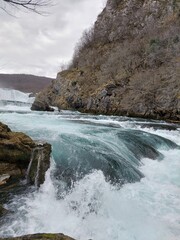 Obraz premium waterfall in the mountains