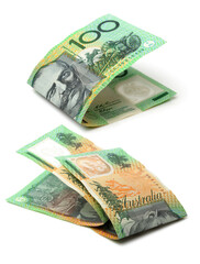 Australia Dollar, Bank note of Australia on white background