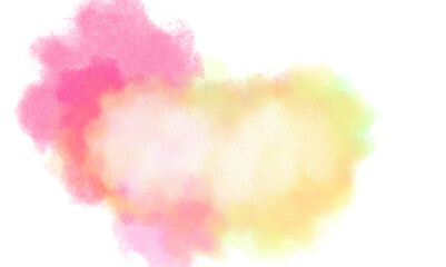 Transparent watercolor colorful clouds explosion. Paint stains watercolor explosion overlay effect. Paint brush strokes explosion, color smoke explosion. Png file