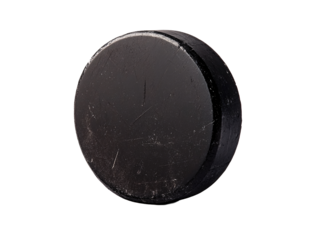 a black round object on a white background