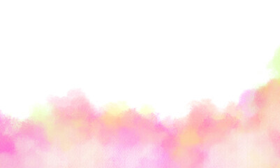 Transparent watercolor colorful clouds explosion. Paint stains watercolor explosion overlay effect. Paint brush strokes explosion, color smoke explosion. Png file