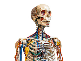 a model of a human skeleton